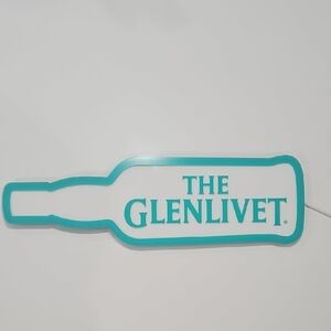 The Glenlivet Bottle Shaped Sign "Neon"